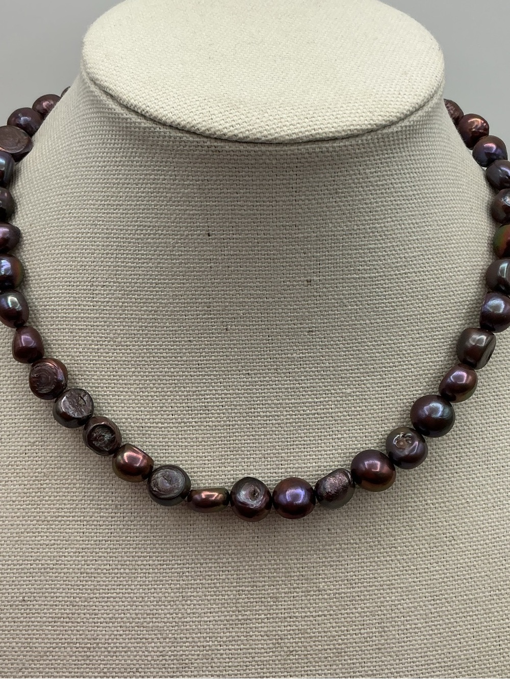 Multi-black Freshwater Pearl Necklace